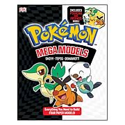 Pokemon Mega Models Paper Craft Paperback Book